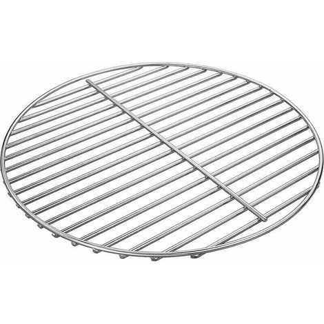 7440 34CM Grille de Cuisson en Acier Nickelé Brillant pour Weber Charcoal Kettle 47CM Barbecue charbon Grils, Weber One Touch, Bar B Kettle, Smokey Mountain Cooker Smoker, Jumbo Joe (1/4)