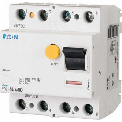 Interruptor diferencial 4P 63A 0.5A tipo A PF6-63/4/05-A 165789
