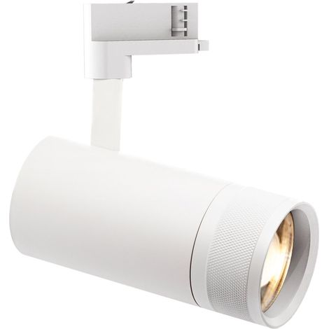 Ideal Lux Faretto Eos 1 luce LED integrato bianco alluminio