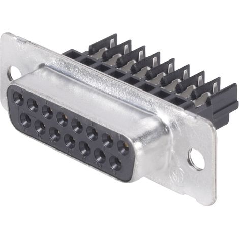 SUB-D femelle Nombre de pôles: 9 TE Connectivity AMPLIMITE HD-20 (HDE-20) 1-745491-9 autodénudant, à