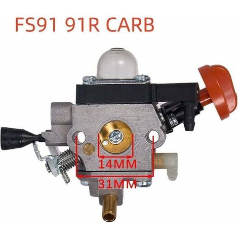 4180-120-0615 Carburatore FS91 con kit filtro aria per decespugliatori Stihl FS91, FS91R, FS111, FS89, HT102, HT103, FC91, FC96, KM91, KM91R, KM111, FC111