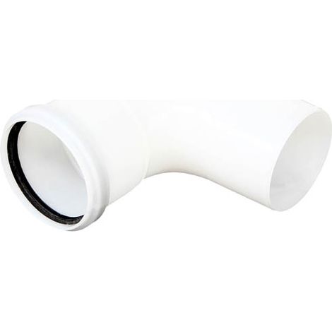TEN – Coude rigide polypropylène 87° – Diamètre 80 mm – Joint EPDM pour étanchéité optimale – Compatible chaudières ventouses (1/4)