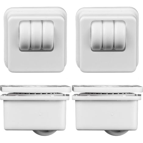 Roulettes pour meubles, 4 roulettes robustes pour un déplacement fluide, avec freins silencieux. Roulettes fiables pour chaises, adaptées aux maisons, bureaux, ateliers, cuisines et autres lieux (1/5)