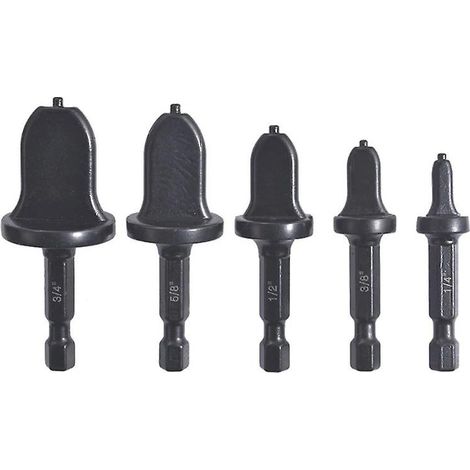 Outil d'expansion manuelle en cuivre pour tube d'air, mèche de chalumeau domestique, 5 pièces. Outil d'expansion et de conditionnement professionnel pour sertissage. Alésoirs rotatifs. (1/5)
