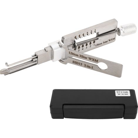 Lot décodage portable 2-en-1 en acier inoxydable, décodeur de réparation Ultion 3 étoiles WXM pour véhicule, outil manuel multifonction. (1/5)