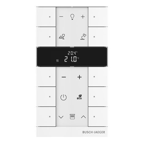 Busch-Jaeger RTR, 10-posto, bianco (SBR-F-10.0.11-84), 2CKA006220A0889