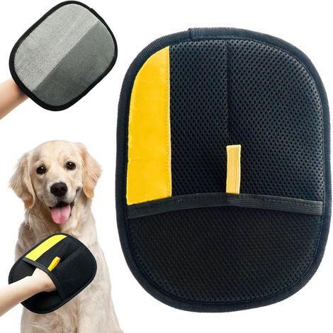 Nouveau Déménagement De Cheveux pour Animaux De Compagnie Glove,Gants Antistatiques Réutilisables à Double Faces