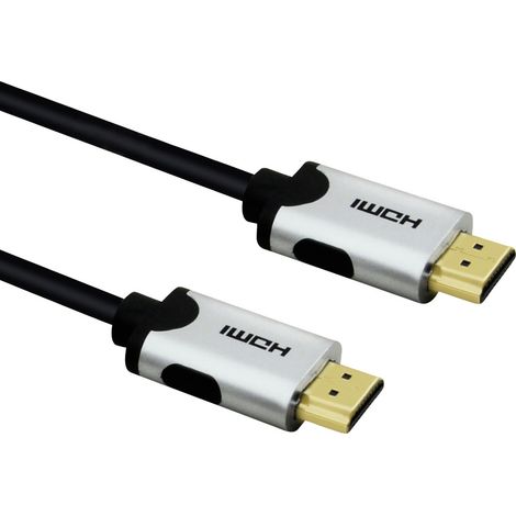 Câble de raccordement Value HDMI Fiche mâle HDMI-A, Fiche mâle HDMI-A 1.50 m noir 11.99.5941 10K UHD