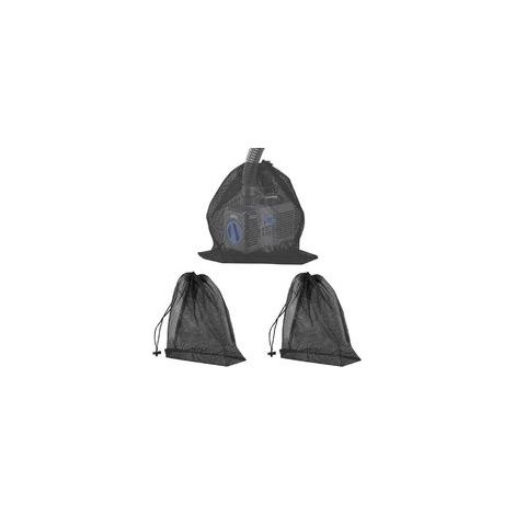 Sac en Filet de Filtre de Pompe Sac de Filtre de Pompe d'Étang avec Cordon de Serrage Exterieur(4030cm/4545cm)3 PCS (1/4)