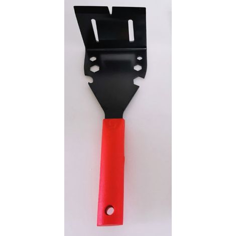MINKUROW Estrattore Di Graffette Manuale, Estrattore Di Rifiniture, Chiave Multifunzione Con Impugnatura In Silicone, Utensili Manuali Utilizzati Per La Lavorazione Del Legno, Casa (Rosso) (1/3)