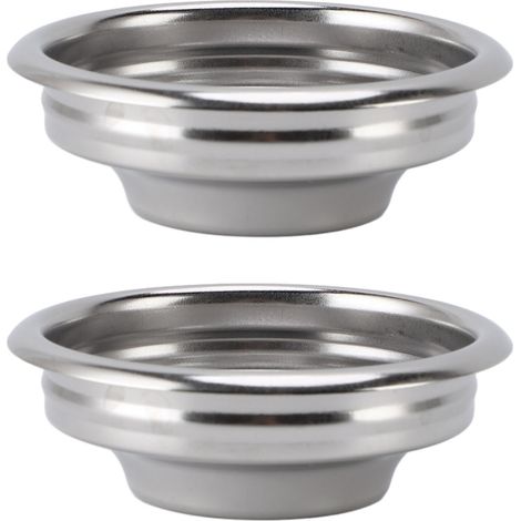 Edelstahl-Filterhalter, 2 Stück, für 1 Tasse Kaffee (58 mm). (1/5)