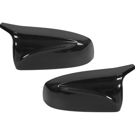 Außenspiegelabdeckungen in Carbonfaser-Optik für BMW E70 X5 (2007–2013), Regenschutz, 2-teiliges Ersatzset (1/5)