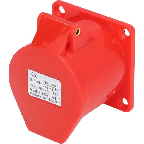 Prise de courant encastrée étanche IP44 Connecteur industriel 220-250V/240-415V (1/5)