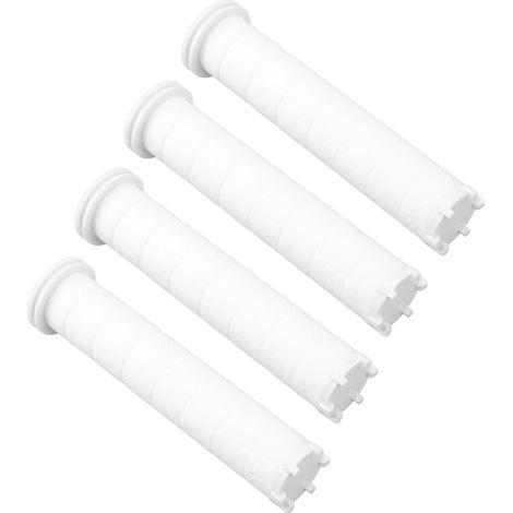 12 Filtres à Cartouche pour Pomme de Douche, Élément en Coton PP Blanc, Accessoires de Salle de Bain pour Tête de Douche Détachable (1/5)
