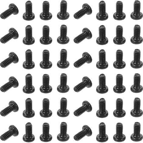 Vis de Fixation pour Pied à Coulisse Vernier, 100 Pièces Métal Noir Pièce de Rechange M2, Atelier et Instruments de Mesure, Montage Rapide, Maintien Sécurisé (1/5)