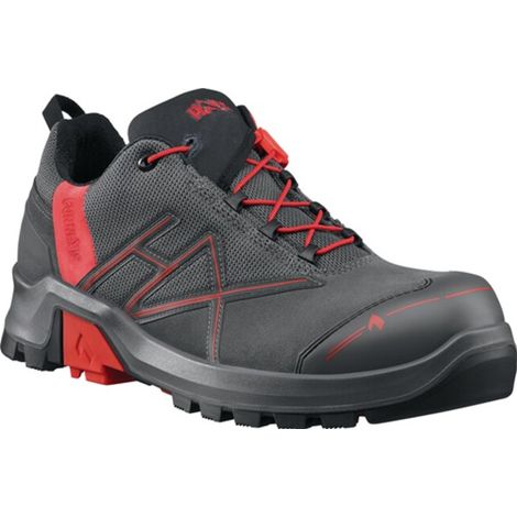 [NEUWERTIG] B-Ware Haix Sicherheitsschuh Arbeitsschuh Connexis Gtx Low Grau Rot S3 Herrenschuh 45