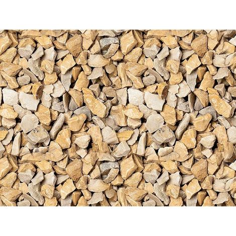 Graniglia, granulato per giardino, Giallo Mori 8-12 mm (600 kg)