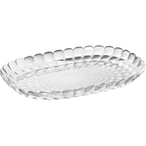 Guzzini - Tiffany, Vassoio M Piccolo - Trasparente, 32 x 22,5 x h3 cm - 27960100 (1/2)