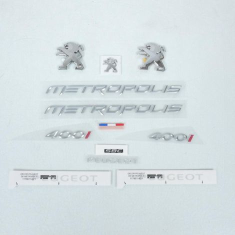 Jeu de décors Autocollant stickers pour scooter Peugeot 400
