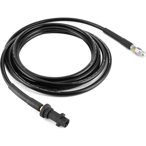 Nettoyeur Haute Pression Flexible 15m/49,21ft Tuyau Drainage Égout Lavage Auto Adapté Karcher Série K Tube Robinet Pompe (1/5)