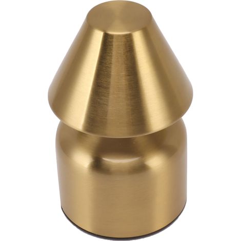 Lampe de chevet sans fil rechargeable 3 couleurs, 3 W, à intensité variable et écran tactile, 1800 mAh, couleur or. Idéale pour les bars. (1/5)