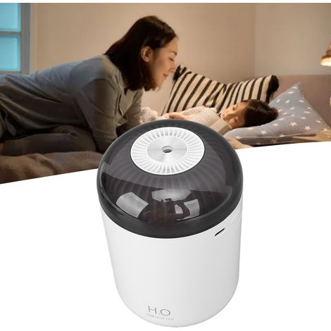 Mini-LED-Luftbefeuchter 500 ml, USB, leise, für Büro, Auto und Reisen, Weiß - FridgeHeaven MT-500 (1/5)