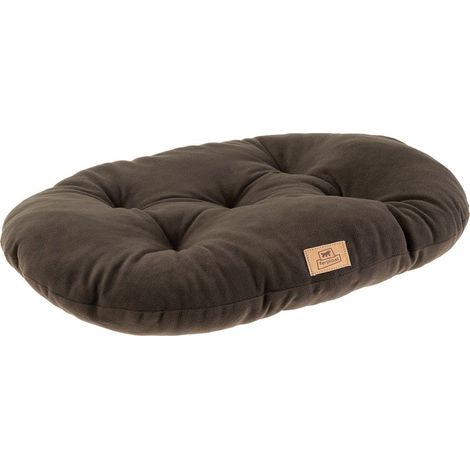 Panier Chien, Coussin pour Chats, Lavable, Tapis Chien Chat pour Niches et Voitures, en Micropolaire avec Rembourrage Doux, 65 x 42 cm. Gris (1/3)