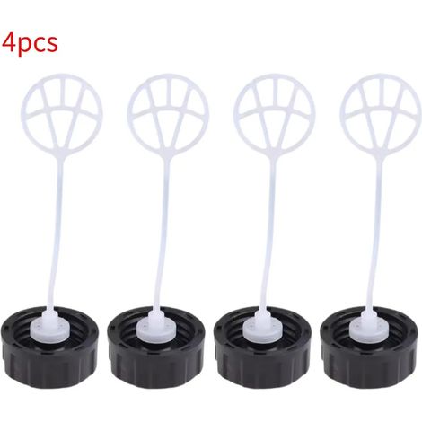(4 pièces) Bouchon de réservoir de carburant pour débroussailleuse, compatible avec les modèles 43cc, 49cc, 52cc et 55cc (taille-haies, coupe-bordures, tronçonneuses). Pièce n° 1 à 10. (1/4)