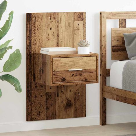 Nachttisch 2 pcs Altholz 50 x 32,5 x 80cm Holzwerkstoff