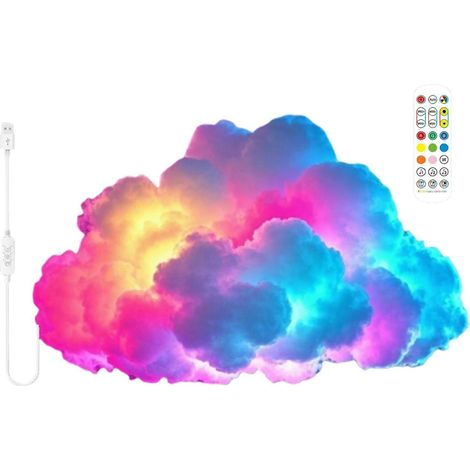 Thunder Cloud Lampe avec Bluetooth-compat – étanche éclairage LED – pour Extérieur (1/5)