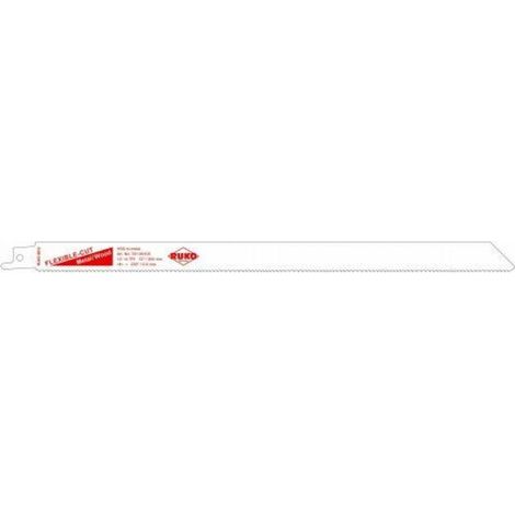 RUKO 33189105 PACK DE 5 SIERRAS DE SABLE ACERO DE CORTE ULTRA RÁPIDO (BOSCH S 1222 VF) LARGO 300 MM PASO 2,5 MM