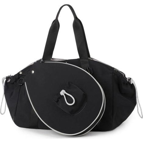 Large Capacity Tennis Bag, Style to 1, Black, Black (1/4)