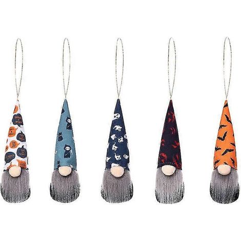 Neue Halloween-Variante kleiner Ornamente: Fledermaus, Spinne, Kürbis, Zwerg (A2)