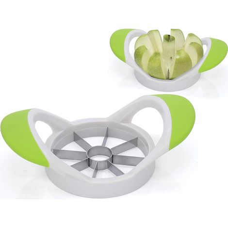 Coupe-pomme en acier inoxydable, trancheuse multifonction pour fruits et cuisine (1/2)