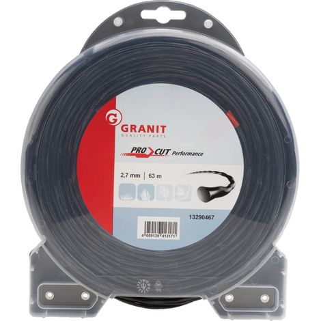 Filo da taglio a spirale in nylon Pro Cut, 2,7 mm, 63 m (1/2)