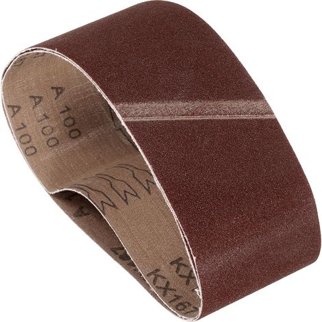 2 Pcs Bandes Abrasives 76mm x 533mm Oxyde D'aluminium Papier Abrasif (1/5)