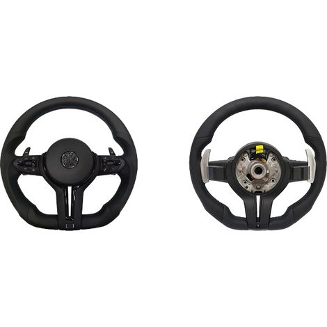 Volante in pelle traforata, compatibile con BMW, su misura, M3 (1/2)
