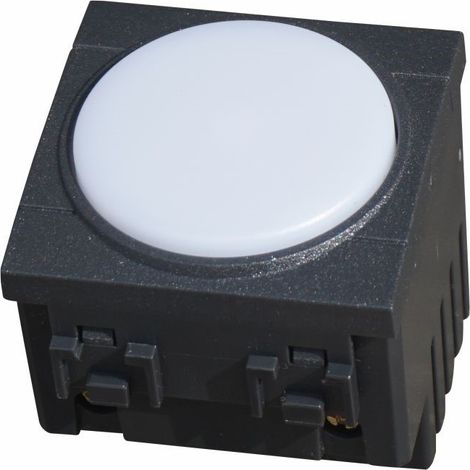 ETTROIT Lampada di Emergenza a batteria da Incasso LED 2 Moduli 220V 6000K Compatibile BTicino Living – SKU LN4201
