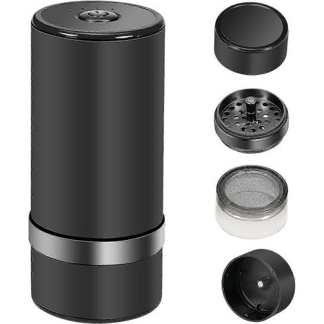 Elektrische Kräutermühle mit großem Fassungsvermögen, Gewürzmühle, USB-aufladbar, multifunktional für trockene Kräuter (1/5)