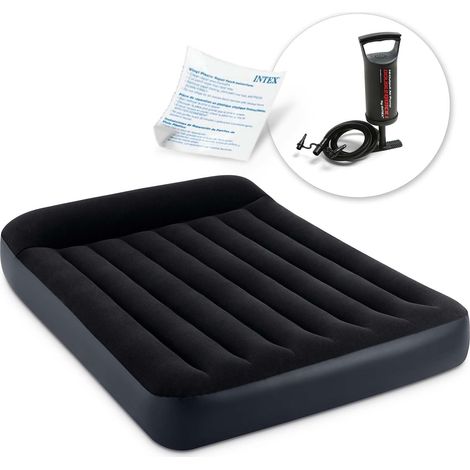 Colchón hinchable 191x137x25 cm con bomba de pistón INTEX 64142