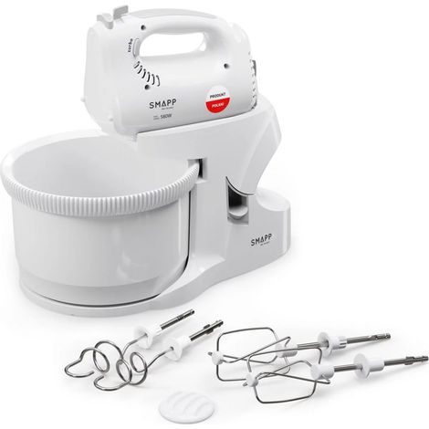 Batteur à main blanc SMAPP avec bol (1/5)