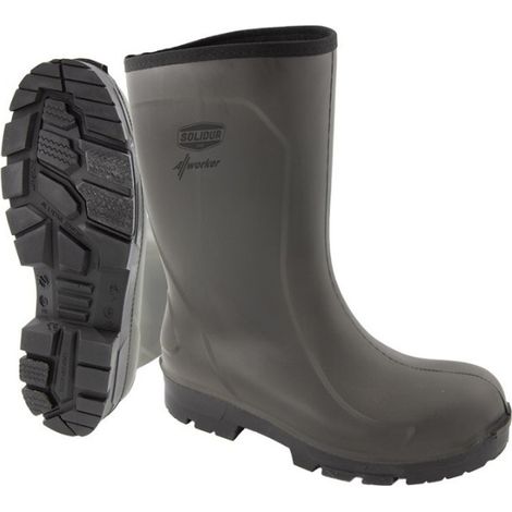 Bottes de sécurité courtes Allworker S5 SOLIDUR AWS5 - Vert - 42 (1/4)