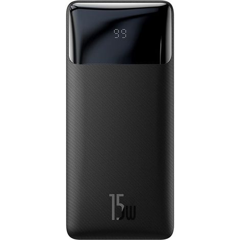 Power bank Baseus ad alta capacità da 30000 mAh, 15 W, con connessione USB-C, rapido. (1/5)