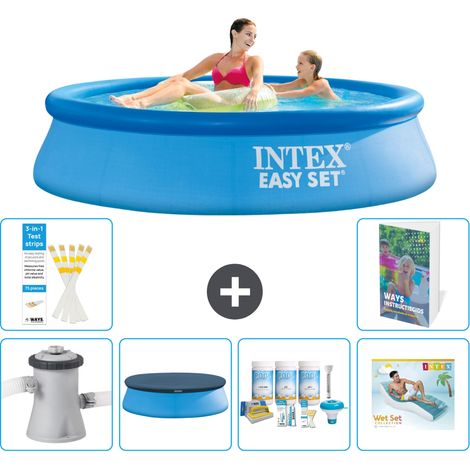 Intex Piscine Easy Set Ronde - 244x61 cm - 7-pièces S335 (1/5)