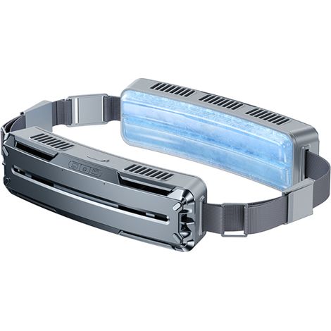 Ventilateur Taille Compresse Glace – 3 Vitesses – USB – Randonnée/Camping/Pêche – Frais (1/5)