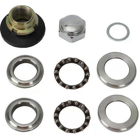 Ensemble roulement de direction, joint anti-poussière de colonne de fourche et de potence pour Honda ATC70, ATC110, ATC185, ATC200 et ATC125M (70 cm³, 110 cm³, 185 cm³, 200 cm³). (1/4)