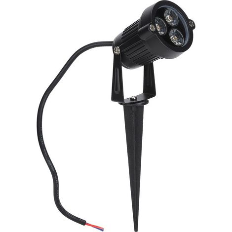Projecteur LED étanche IP65, blanc chaud, pour jardin, allée et cour, 3 W, 85-265 V (1/5)