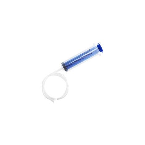 Seringue à bulles réutilisable en plastique pour l'extraction d'huile.