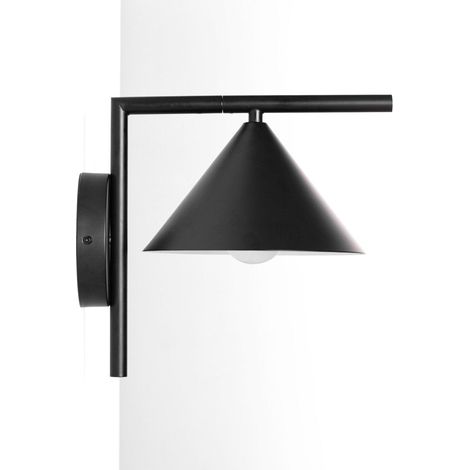 Aplique De Pared De Diseño "LUSSY" - E27 - Negro