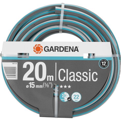 GARDENA Tubo acqua da giardino Classic 20 m, 15 mm (5/8") per irrigazione e giardinaggio (18013-26)